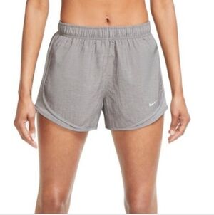 Nike Womens Dry Tempo Running Shorts Brief Lined Grey M Women's Gray